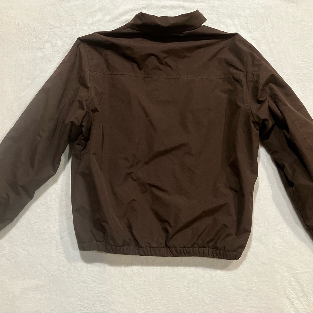 US POLO ASSN.  Men's Brown Bomber Style Jacket Full Zip‎ Fleece Lining Size L - Picture 3 of 9